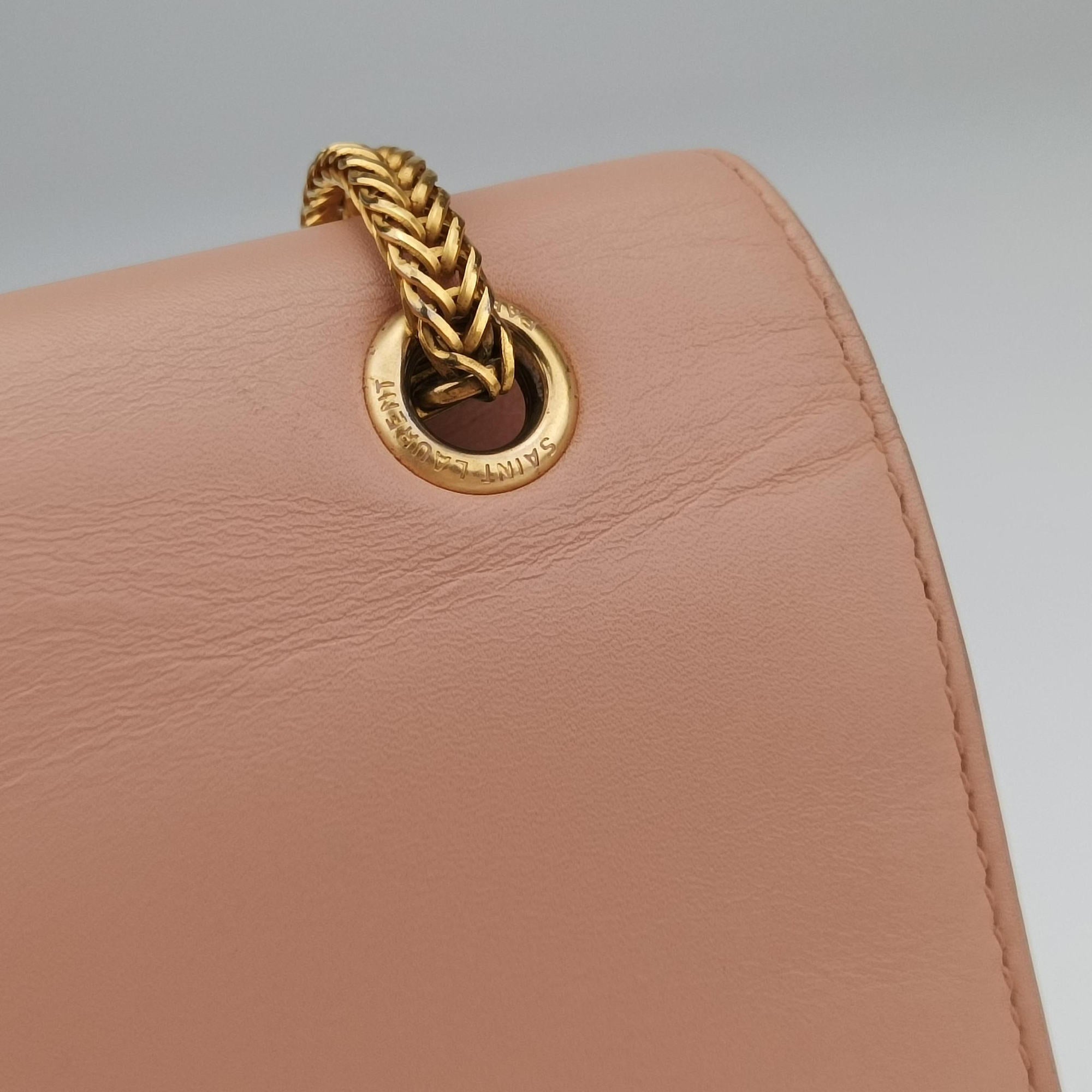 Pre-owned Yves Saint Laurent BETTY Pink Leather 314515 shoulderbag | stylenewstar
