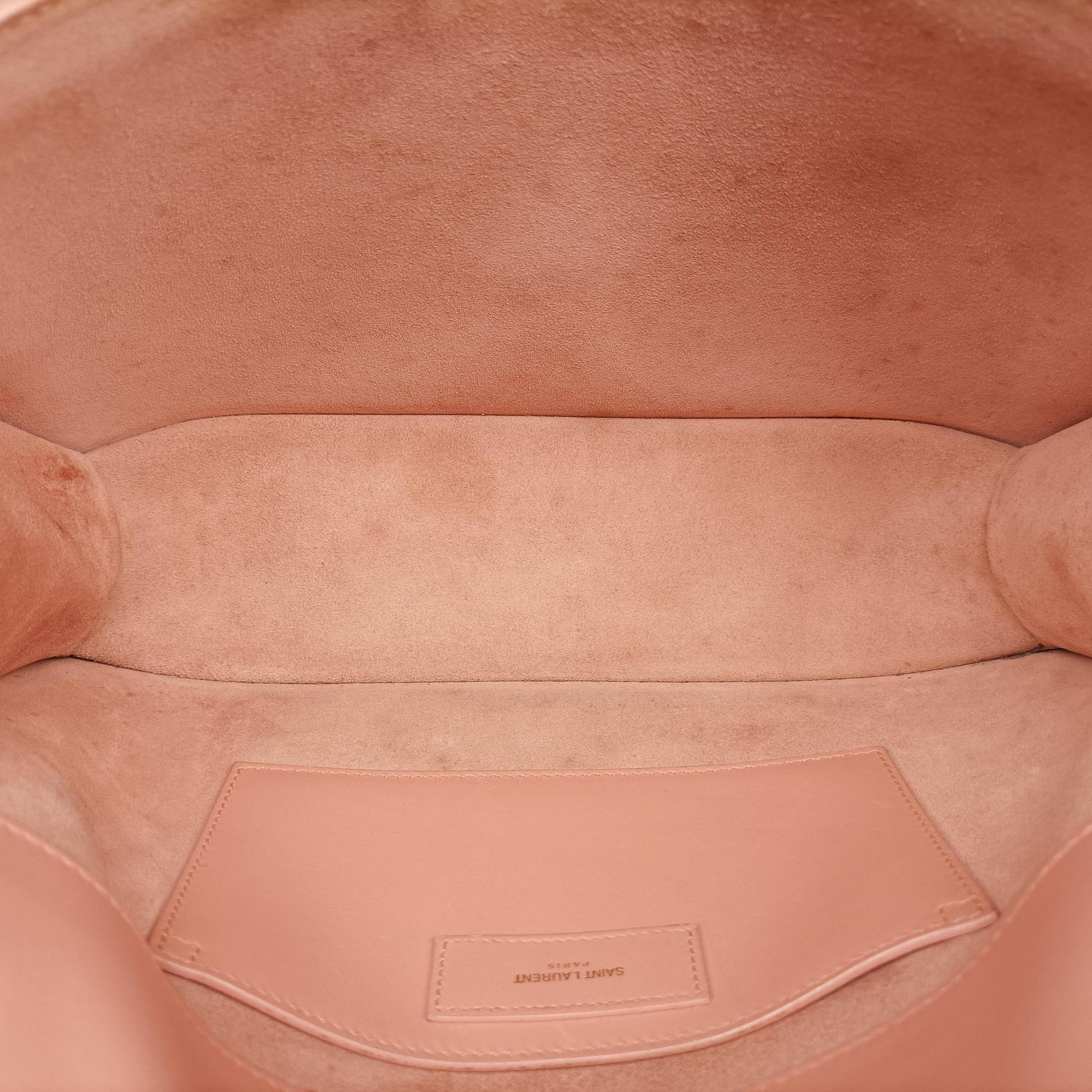 Pre-owned Yves Saint Laurent BETTY Pink Leather 314515 shoulderbag | stylenewstar