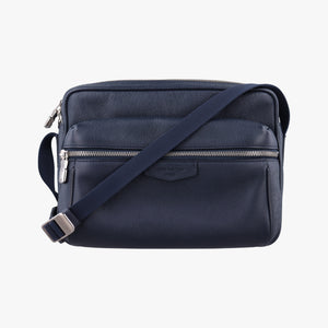 Secondhand Louis Vuitton Outdoor Messenger PM Navy Taiga M33437 shoulderbag | stylenewstar