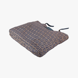 Vintage Fendi Zucchino Navy×Brown canvas×leather 8BR616 shoulderbag | stylenewstar