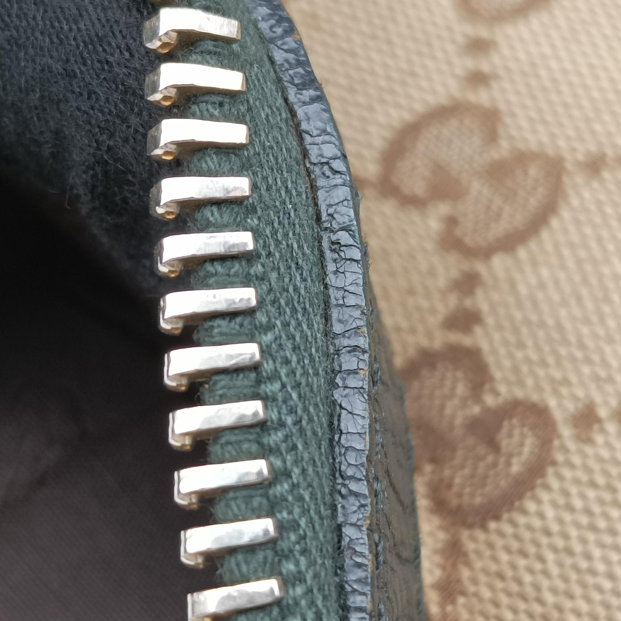 Pre-owned Gucci Guccissima Brown × Black Canvas×Leather 247279 shoulderbag | stylenewstar