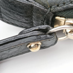 Pre-owned Gucci Guccissima Brown × Black Canvas×Leather 247279 shoulderbag | stylenewstar