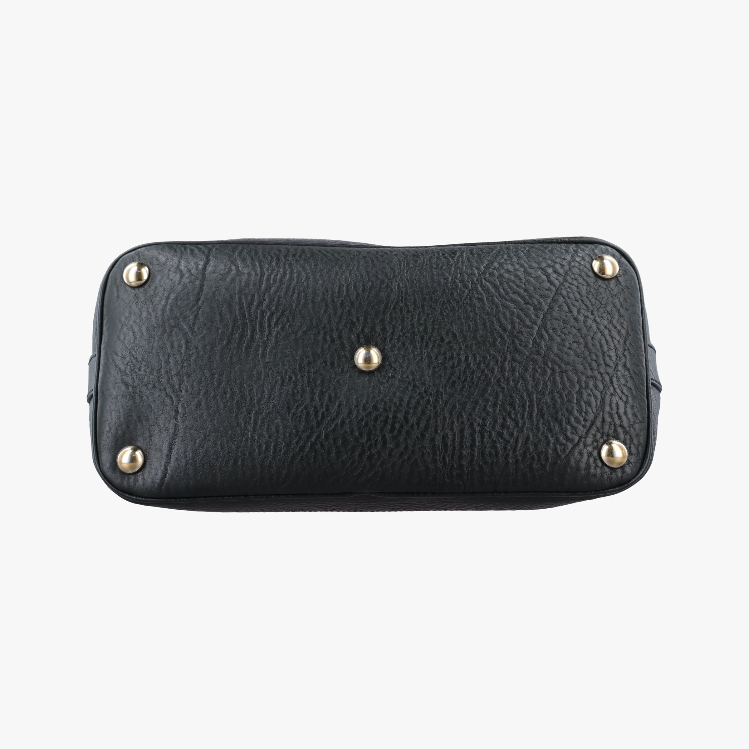 Pre-owned Gucci Guccissima Brown × Black Canvas×Leather 247279 shoulderbag | stylenewstar