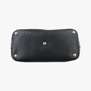 Pre-owned Gucci Guccissima Brown × Black Canvas×Leather 247279 shoulderbag | stylenewstar