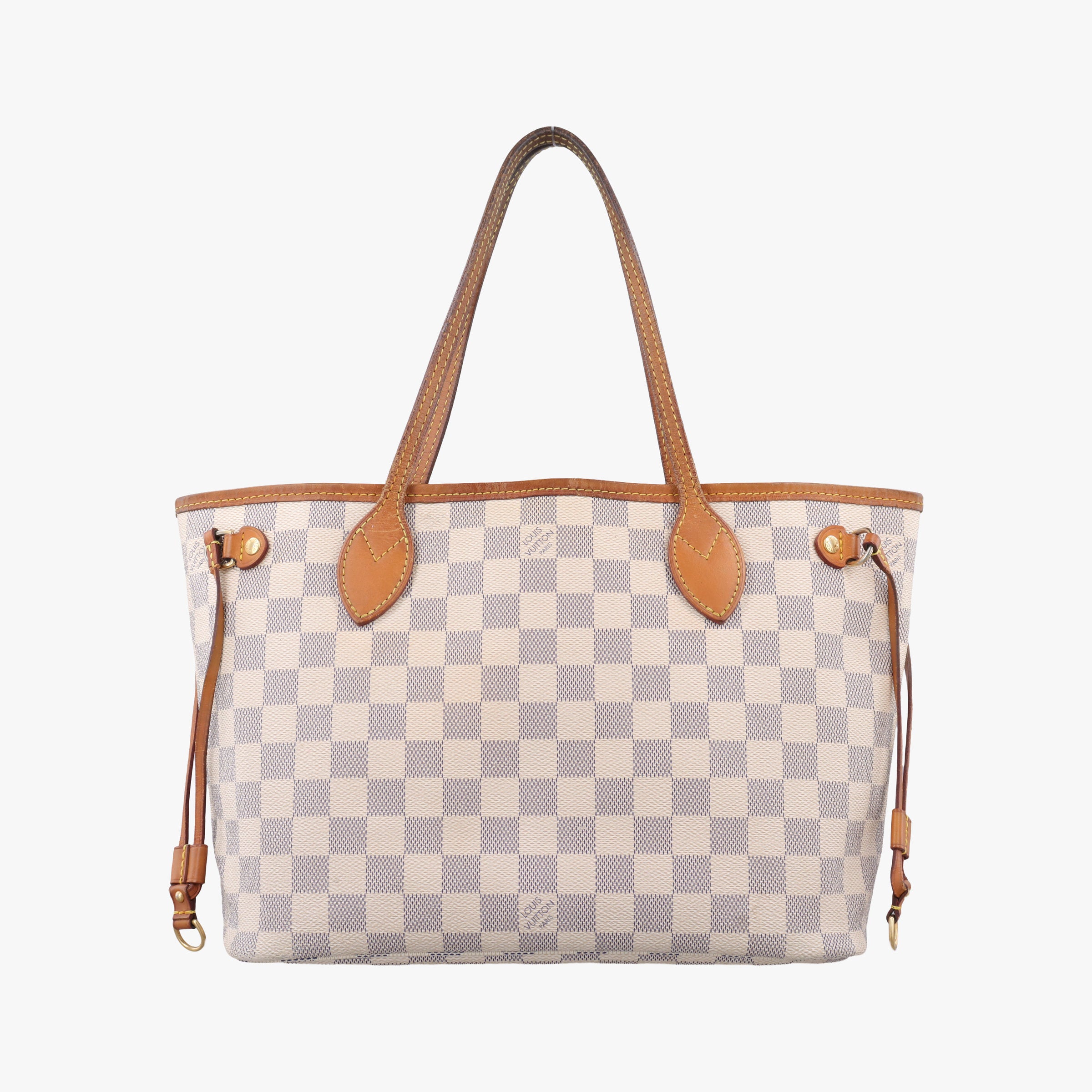 Pre-owned Louis Vuitton Neverfull MM Azur Damier Canvas N51107 shoulderbag | stylenewstar