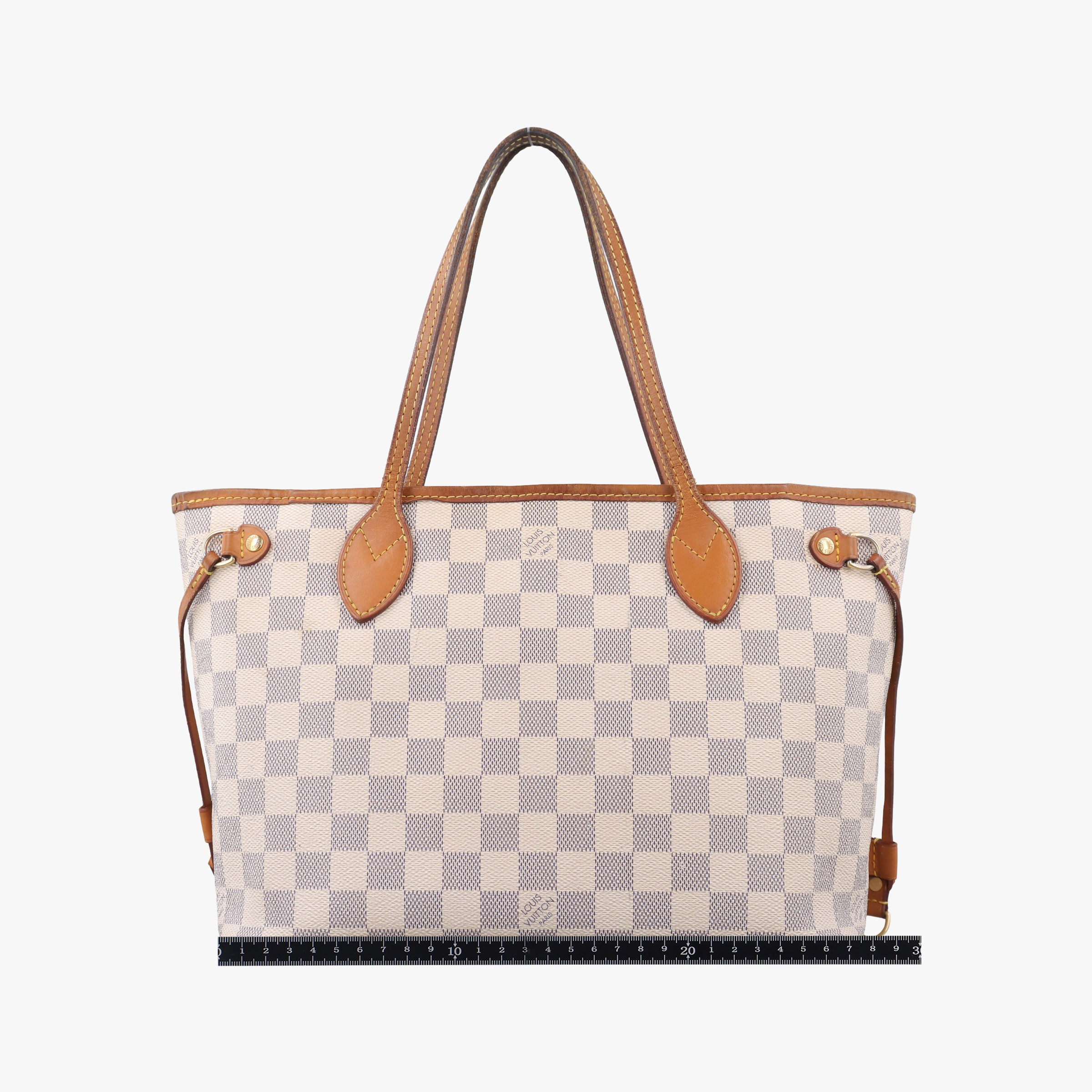 Pre-owned Louis Vuitton Neverfull MM Azur Damier Canvas N51107 shoulderbag | stylenewstar