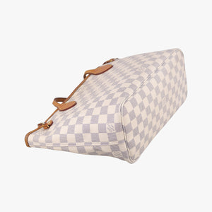 Pre-owned Louis Vuitton Neverfull MM Azur Damier Canvas N51107 shoulderbag | stylenewstar