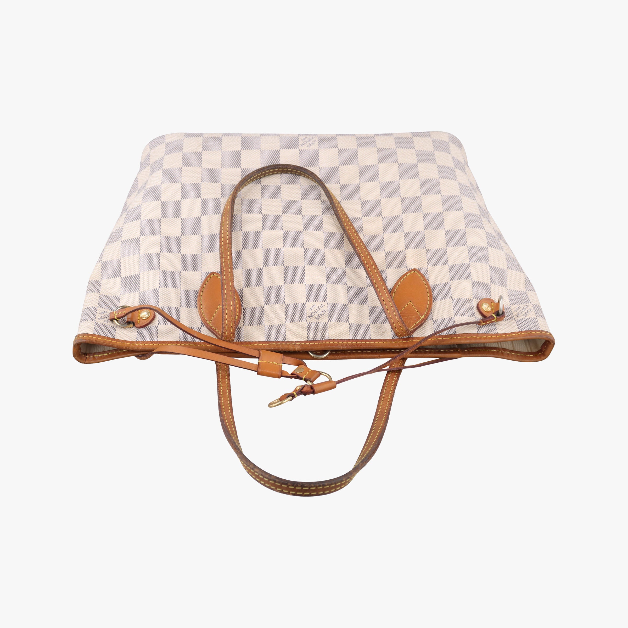 Pre-owned Louis Vuitton Neverfull MM Azur Damier Canvas N51107 shoulderbag | stylenewstar