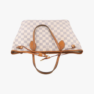 Pre-owned Louis Vuitton Neverfull MM Azur Damier Canvas N51107 shoulderbag | stylenewstar