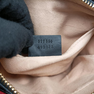 Secondhand Gucci OPHIDIA Black×red suede×Patent Leather 517350 shoulderbag | stylenewstar