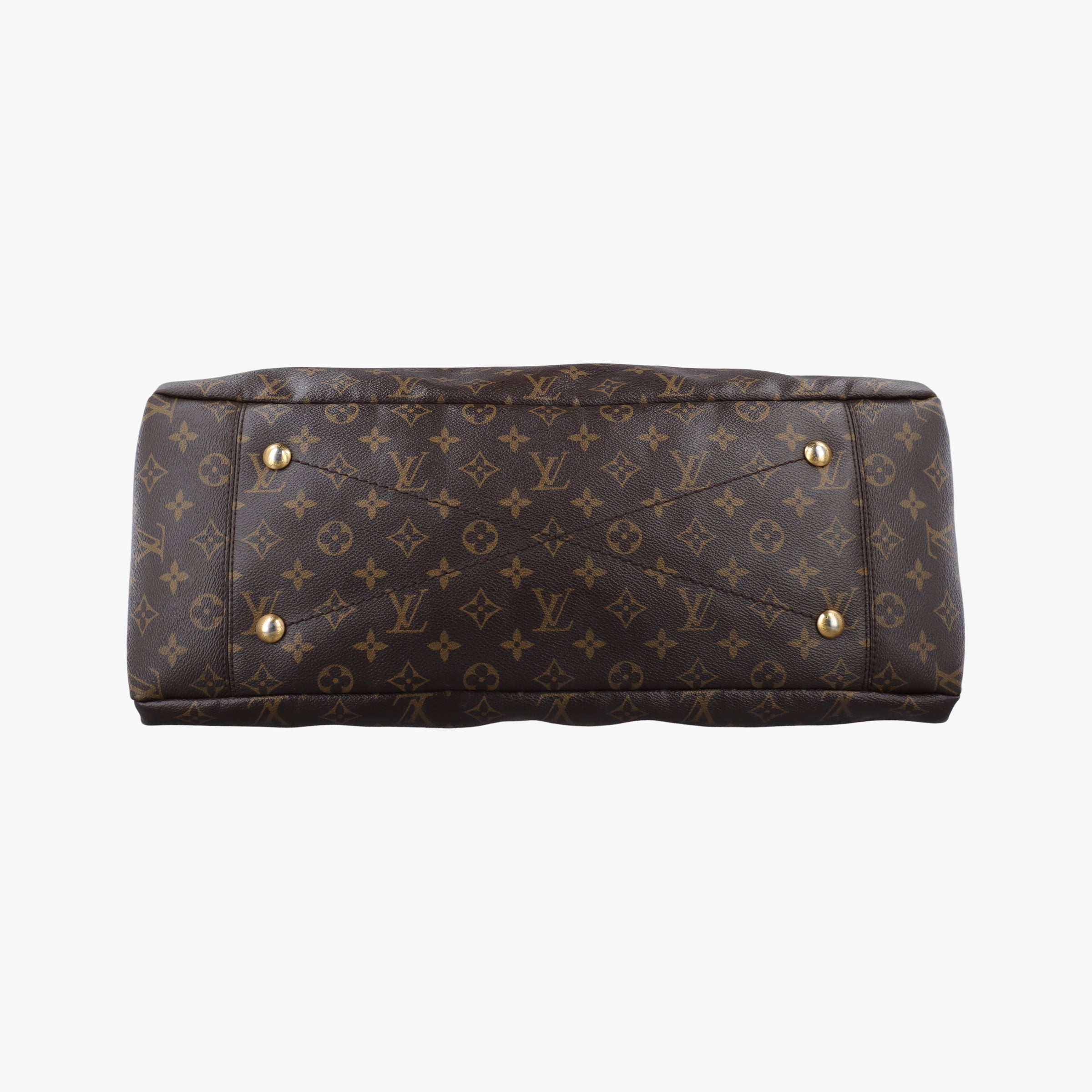 Pre-owned Louis Vuitton ARTSY MM Brown Monogram Canvas M40249 shoulderbag | stylenewstar