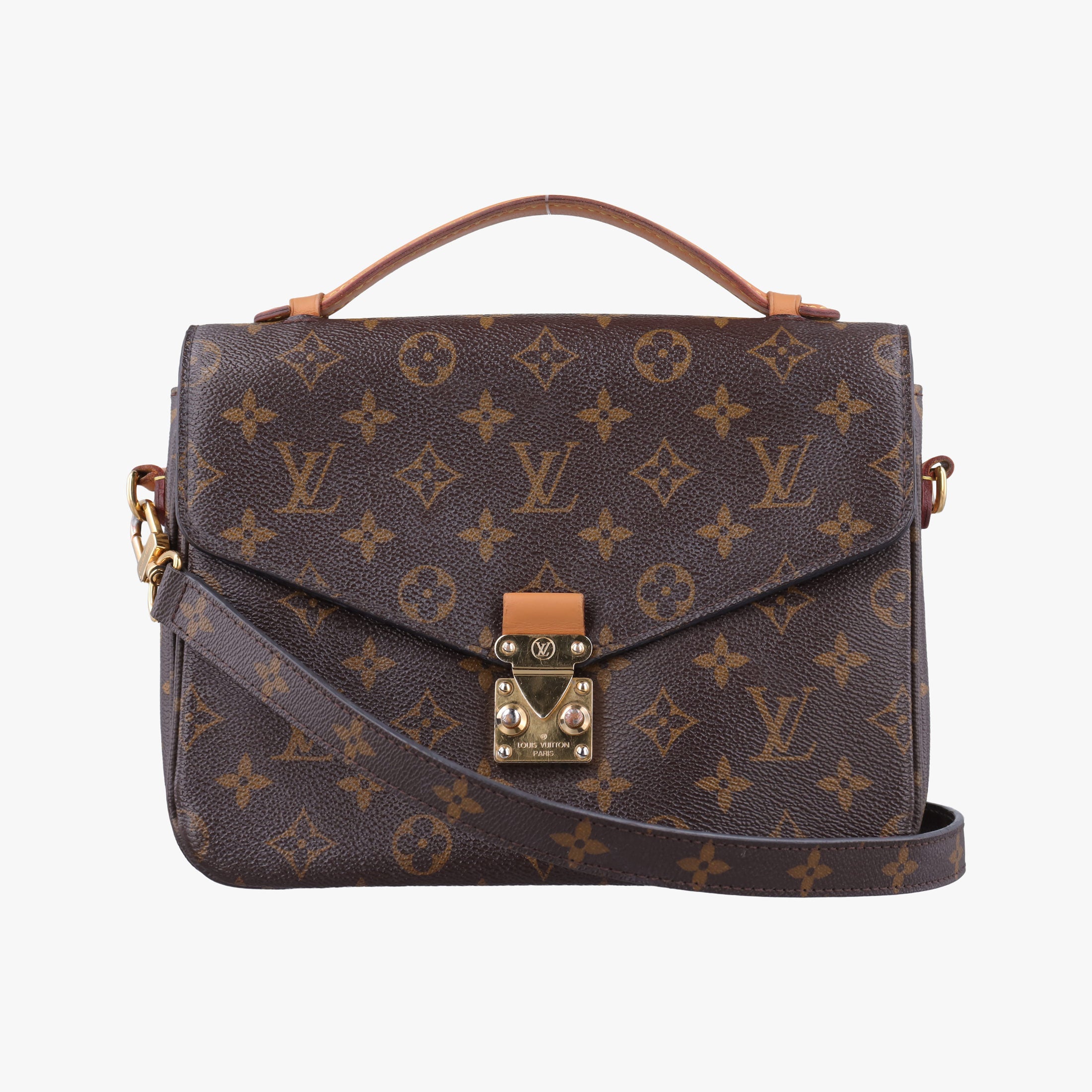 Pre-owned Louis Vuitton Pochette Metis MM Brown Monogram Canvas M44875 shoulderbag | stylenewstar