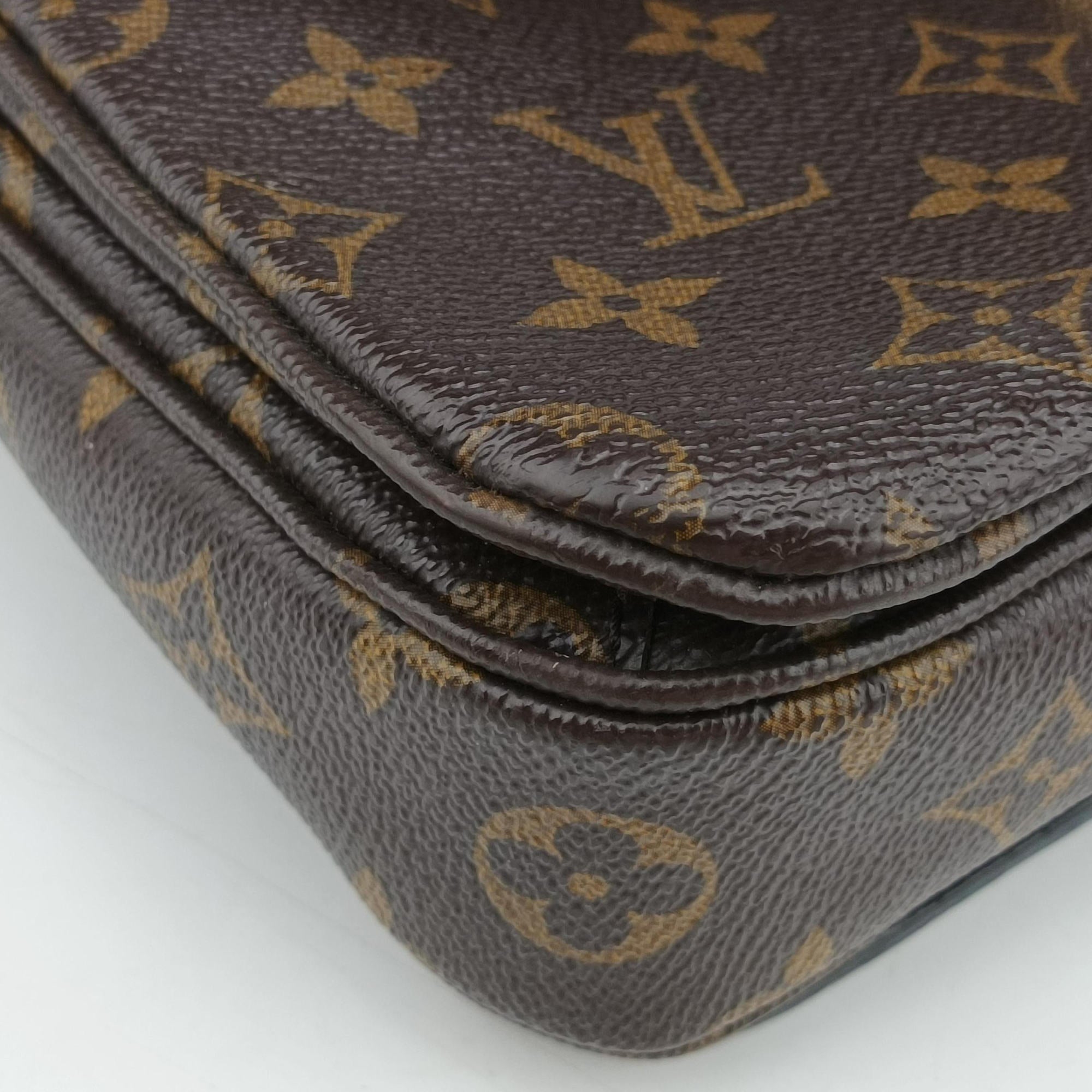 Pre-owned Louis Vuitton Pochette Metis MM Brown Monogram Canvas M44875 shoulderbag | stylenewstar