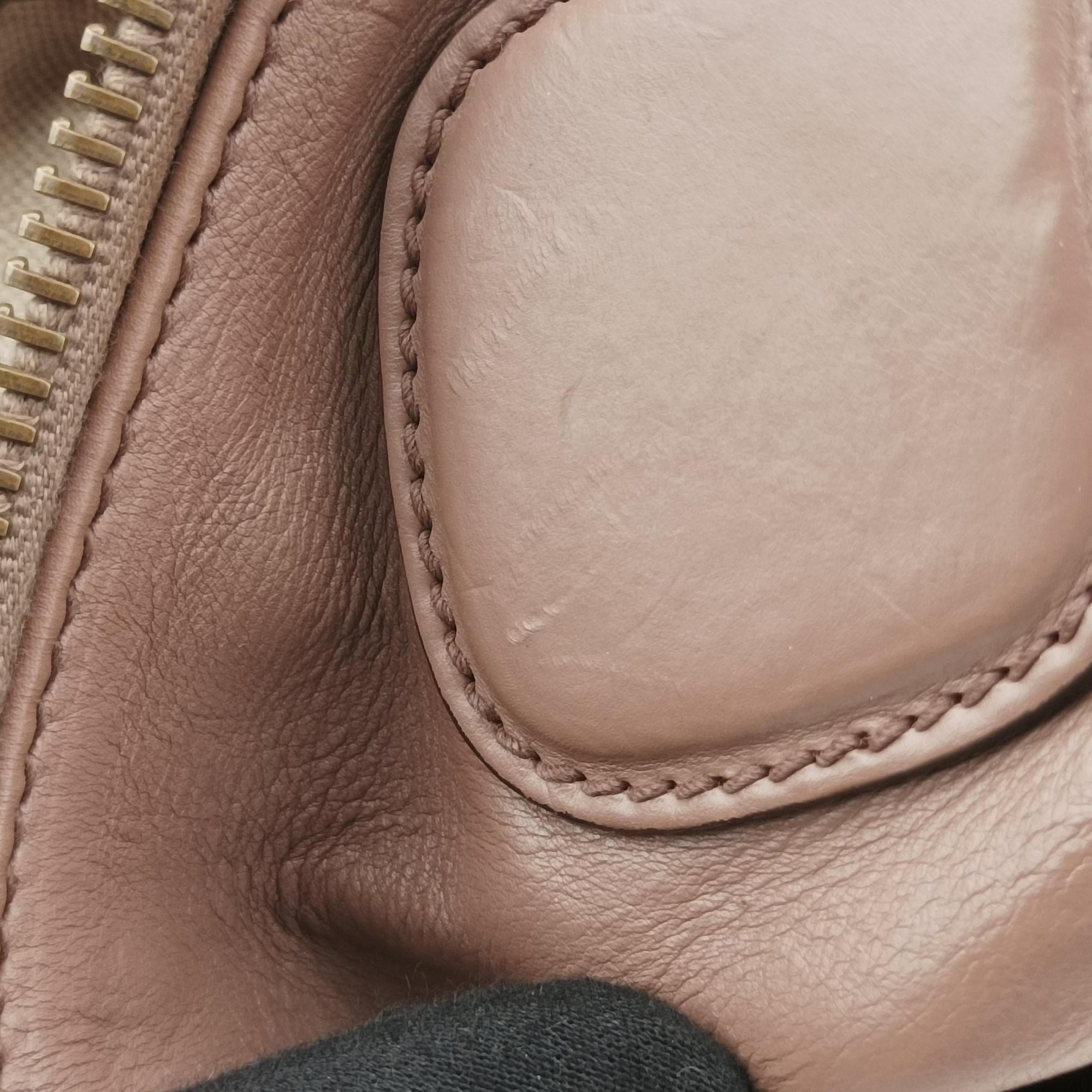 Secondhand Gucci Horsebit hobo Pink Leather 309578 handbag | stylenewstar