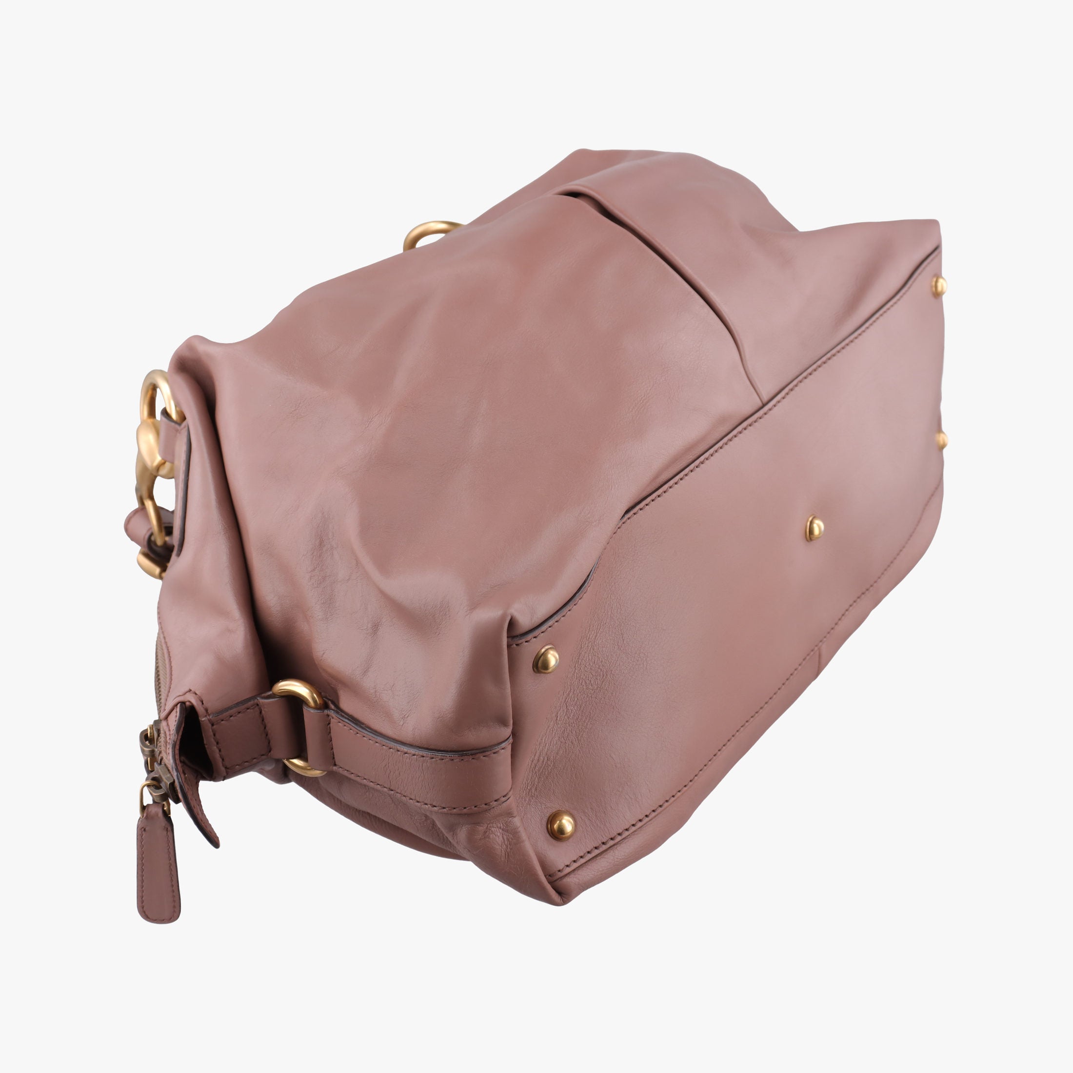 Secondhand Gucci Horsebit hobo Pink Leather 309578 handbag | stylenewstar