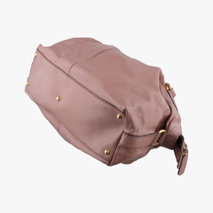 Secondhand Gucci Horsebit hobo Pink Leather 309578 handbag | stylenewstar