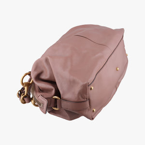 Secondhand Gucci Horsebit hobo Pink Leather 309578 handbag | stylenewstar