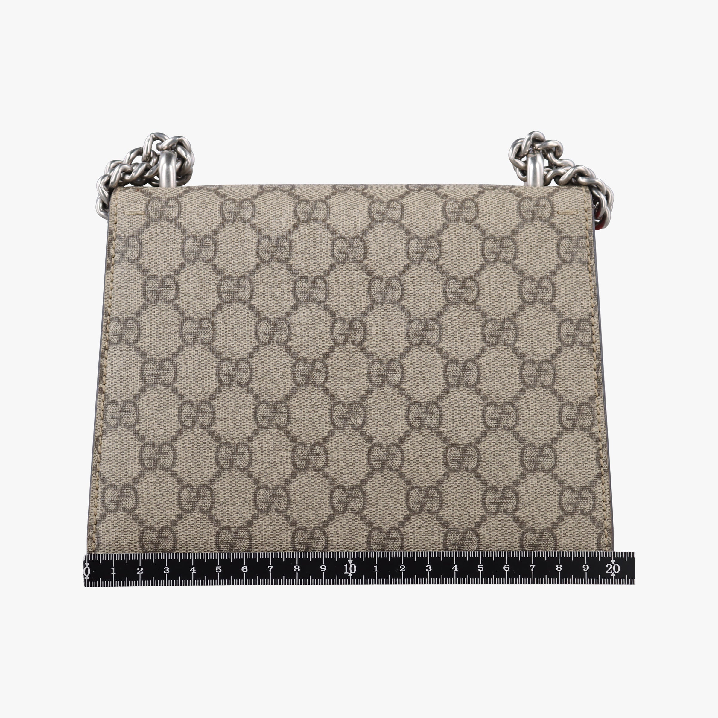 Secondhand Gucci Dionysus beige×red PVC coated canvas × suede 421970 shoulderbag | stylenewstar