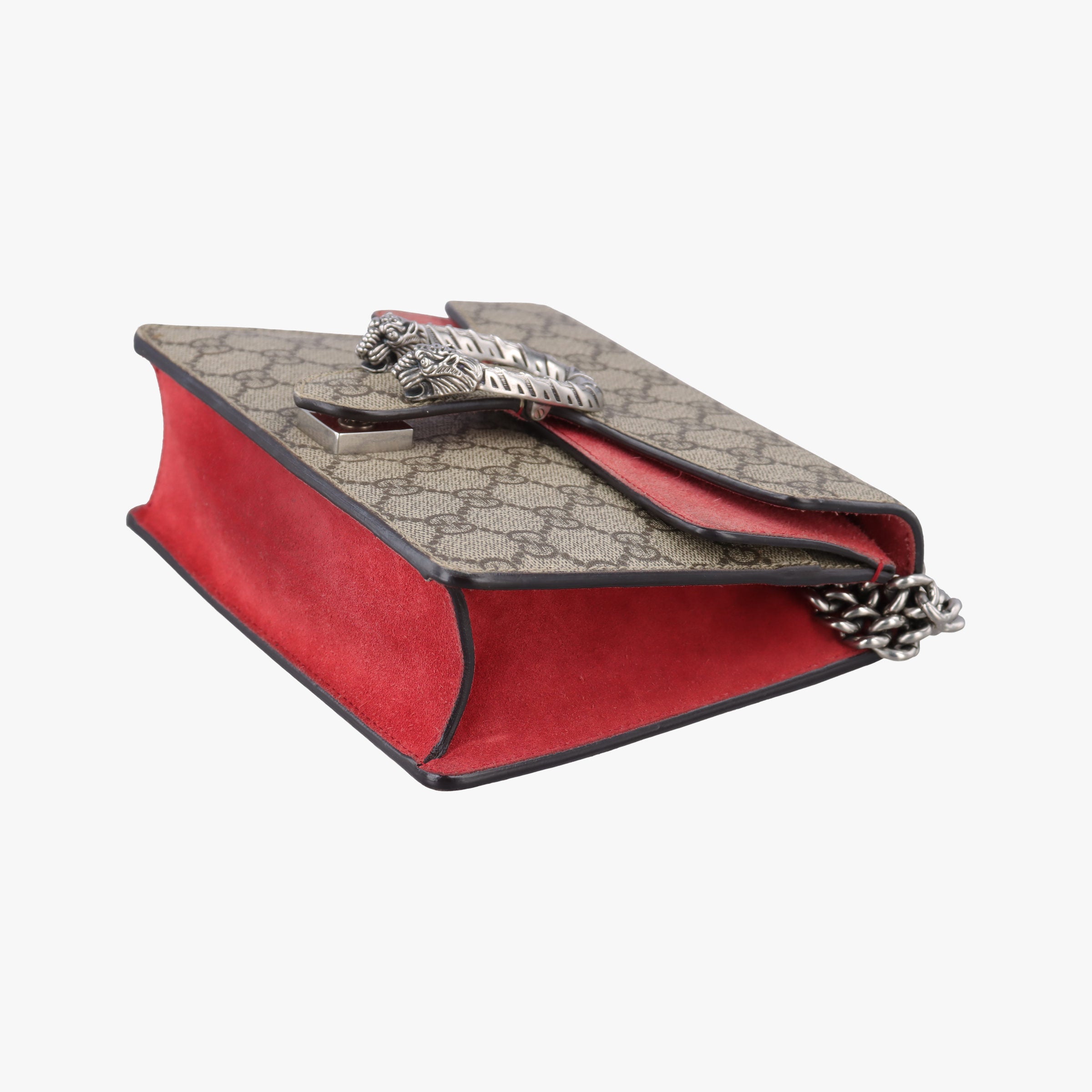 Secondhand Gucci Dionysus beige×red PVC coated canvas × suede 421970 shoulderbag | stylenewstar