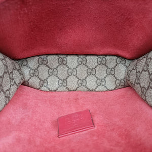 Secondhand Gucci Dionysus beige×red PVC coated canvas × suede 421970 shoulderbag | stylenewstar
