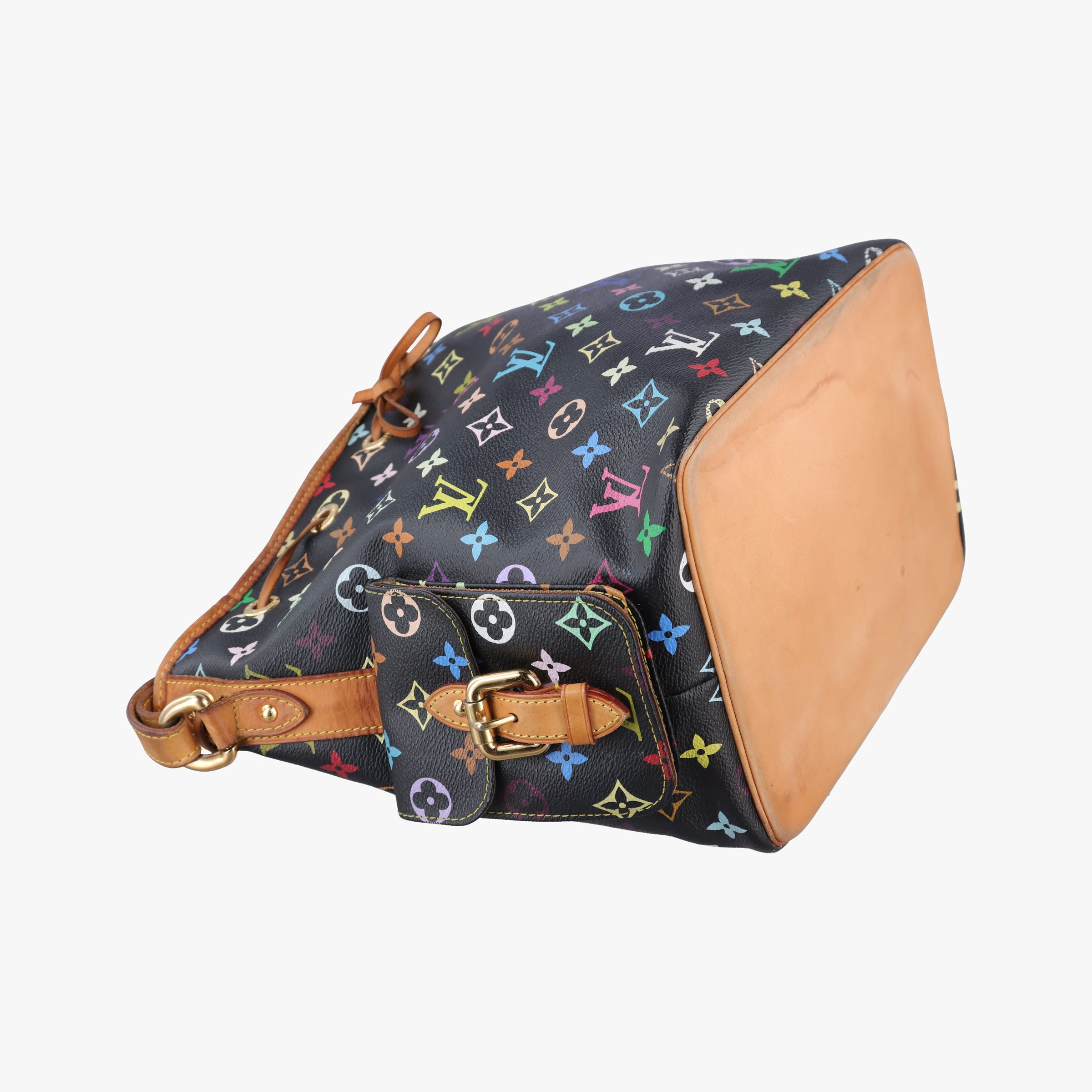 Pre-owned Louis Vuitton Petit Noe Noir Monogram Multicolor M42230 shoulderbag | stylenewstar
