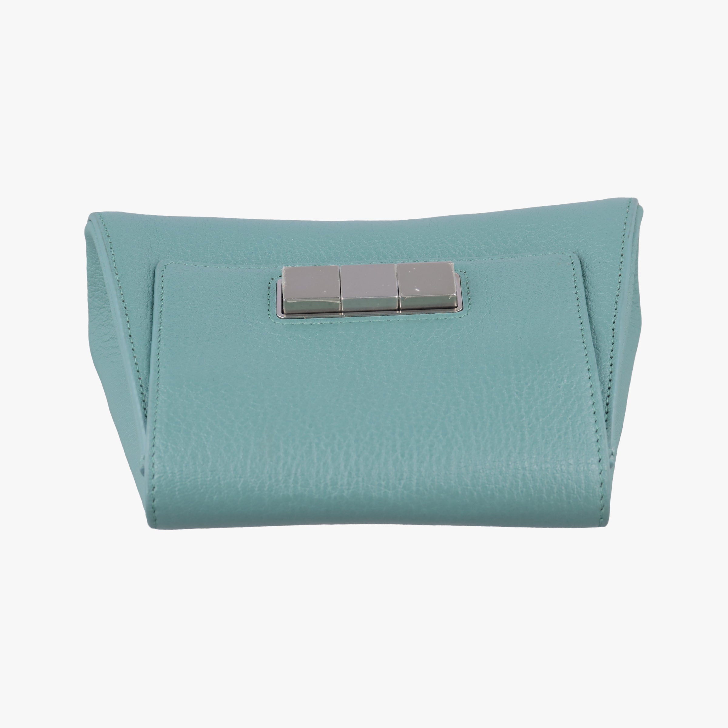Pre-owned Bottega Veneta Geometric Belt Storm Leather  bum bag/waist bag | stylenewstar
