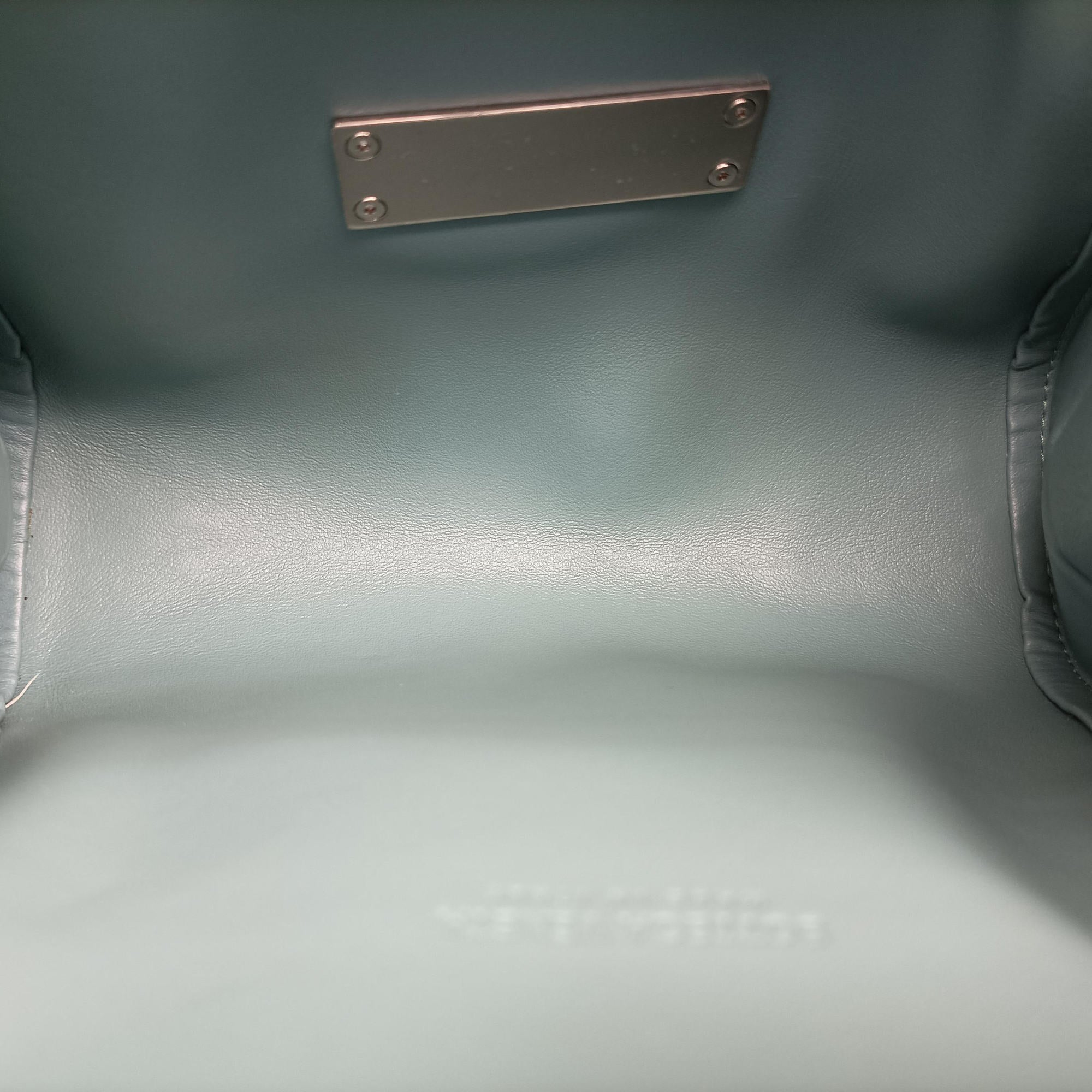 Pre-owned Bottega Veneta Geometric Belt Storm Leather  bum bag/waist bag | stylenewstar