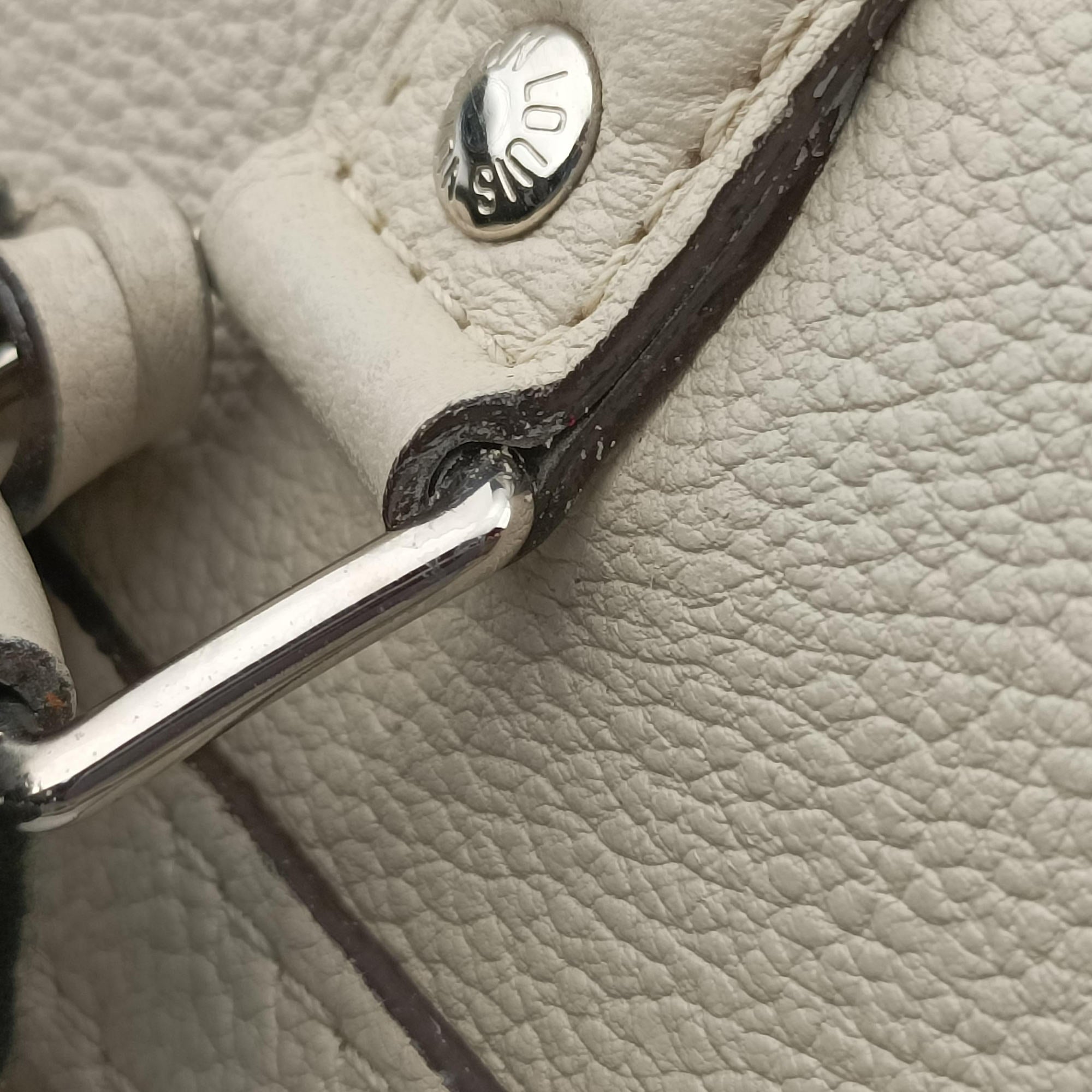 Secondhand Louis Vuitton sofia coppola SC BB BLANC CASSE calf Leather M48834 shoulderbag | stylenewstar