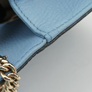 Pre-owned Gucci Interlocking G Blue Leather 510304 shoulderbag | stylenewstar