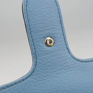 Pre-owned Gucci Interlocking G Blue Leather 510304 shoulderbag | stylenewstar