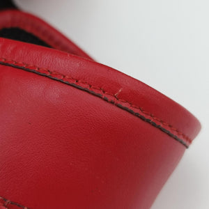 Pre-owned Gucci Guccissima Signature Red Leather 450967 backpack/rucksack | stylenewstar