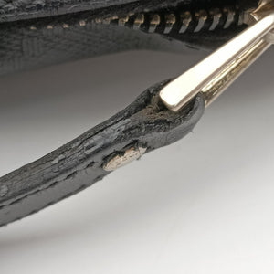 Pre-owned Gucci Diamante Black Leather 208463 handbag | stylenewstar