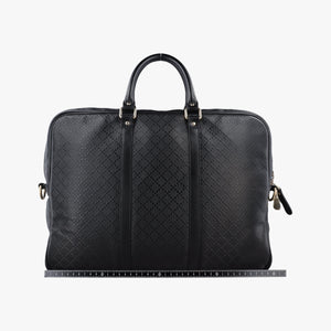Pre-owned Gucci Diamante Black Leather 208463 handbag | stylenewstar