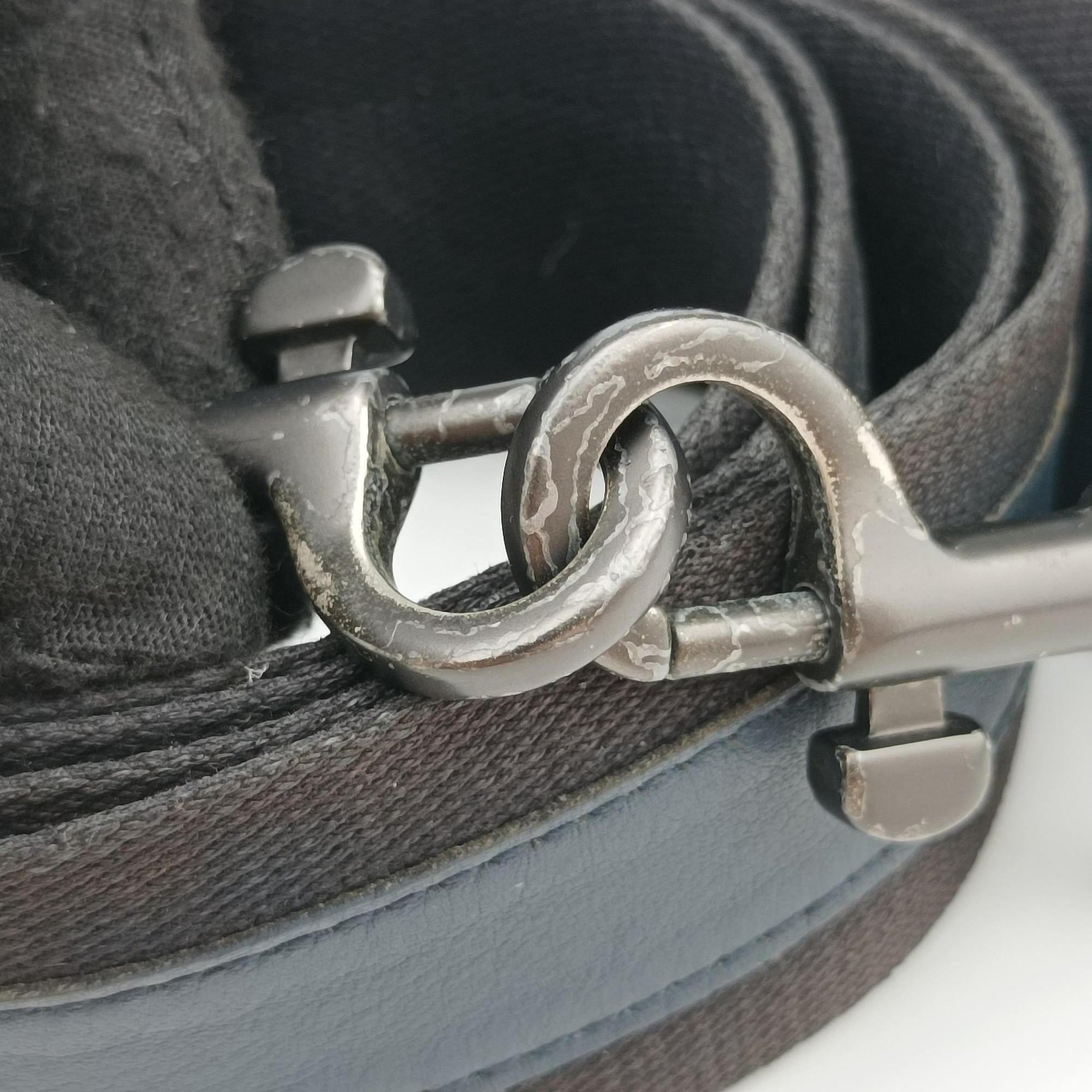 Secondhand Bottega Veneta Intrecciato Navy lambskin  shoulderbag | stylenewstar