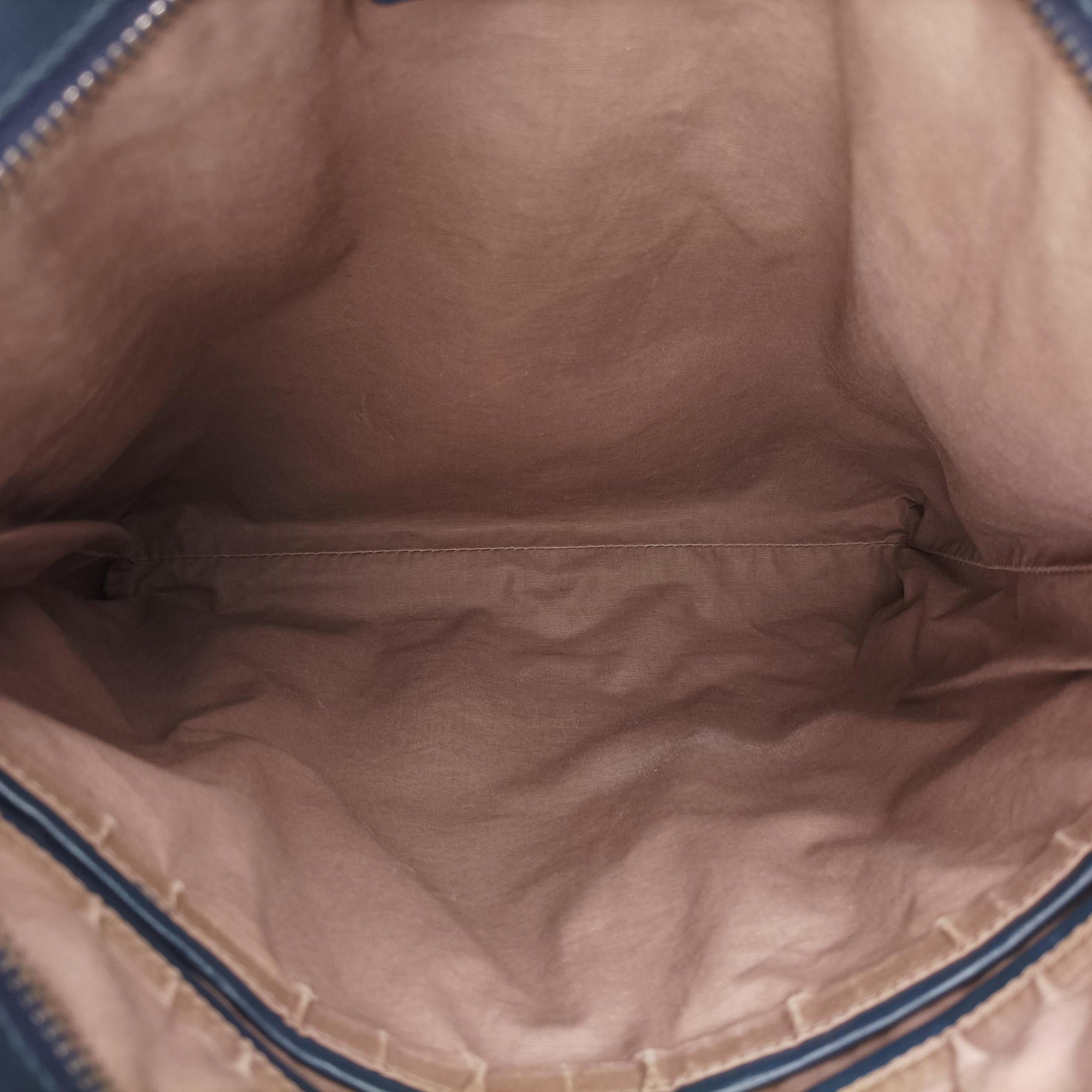 Secondhand Bottega Veneta Intrecciato Navy lambskin  shoulderbag | stylenewstar