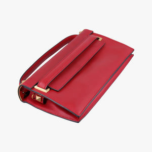 Secondhand Valentino My Rockstud Red Leather  shoulderbag | stylenewstar