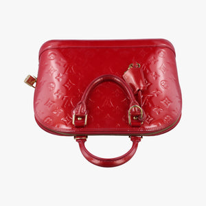 Secondhand Louis Vuitton Alma PM pomme d'amour Vernis M90096 handbag | stylenewstar