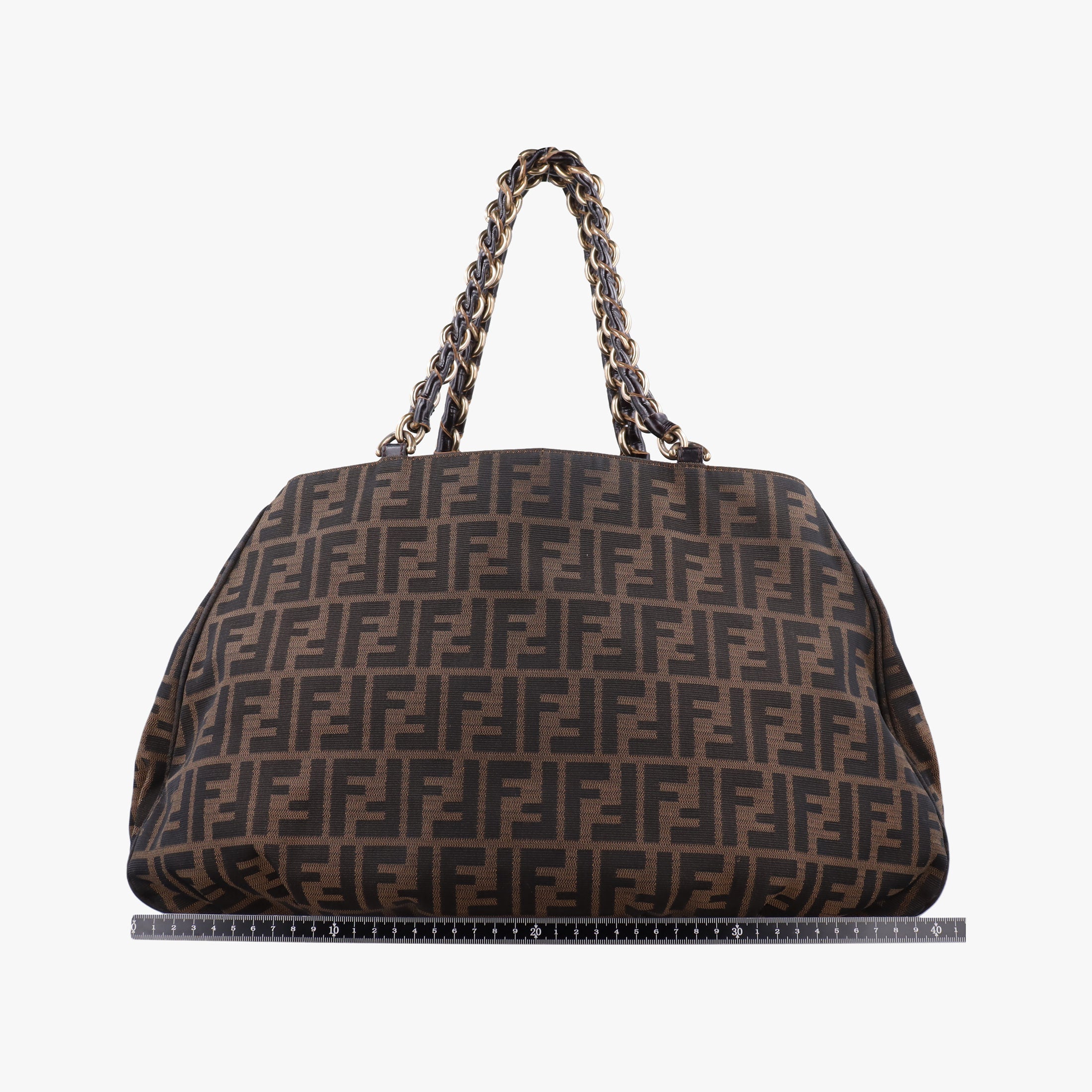 Vintage Fendi Mia Brown canvas 8BR616 shoulderbag | stylenewstar