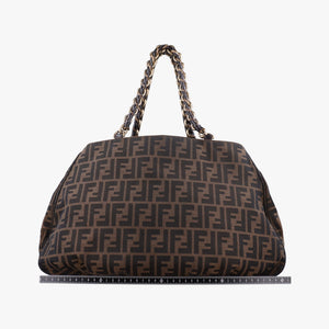 Vintage Fendi Mia Brown canvas 8BR616 shoulderbag | stylenewstar