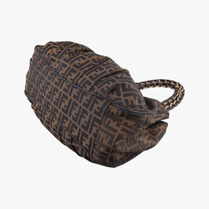 Vintage Fendi Mia Brown canvas 8BR616 shoulderbag | stylenewstar