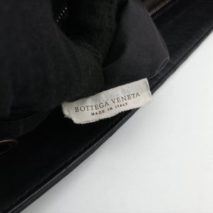 Pre-owned Bottega Veneta Intrecciato Black lambskin  shoulderbag | stylenewstar