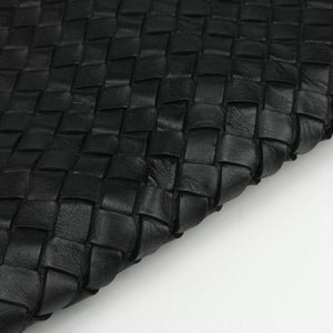 Pre-owned Bottega Veneta Intrecciato Black lambskin  shoulderbag | stylenewstar