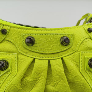 Secondhand Balenciaga Le Cagole Green lambskin  shoulderbag | stylenewstar