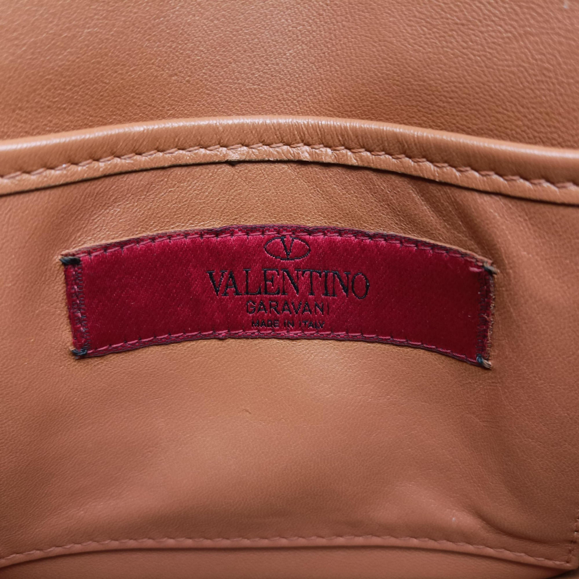 Vintage Valentino Rockstud Brown Leather  shoulderbag | stylenewstar