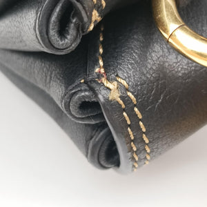 Vintage Marni Trunk Black Leather  shoulderbag | stylenewstar
