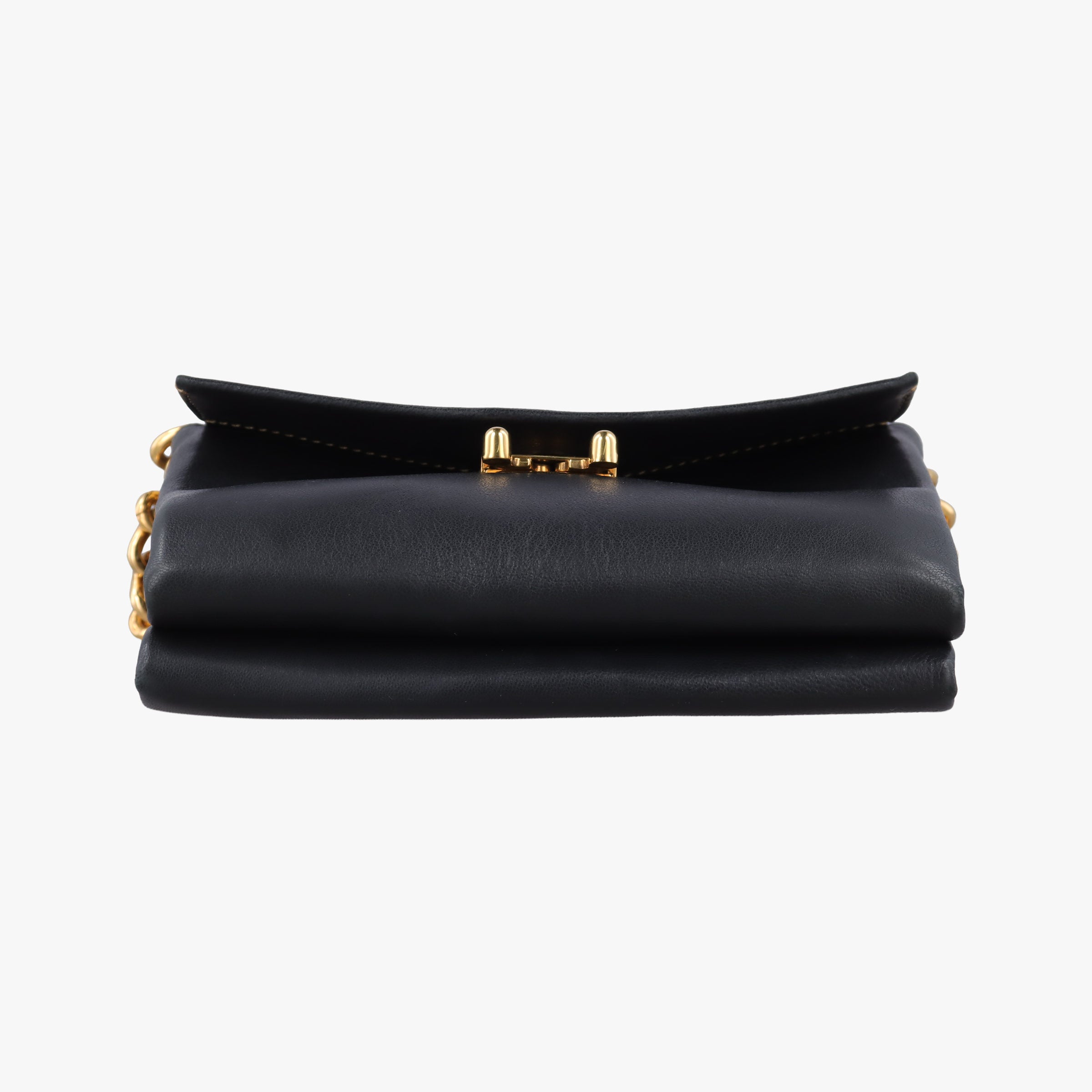 Vintage Marni Trunk Black Leather  shoulderbag | stylenewstar