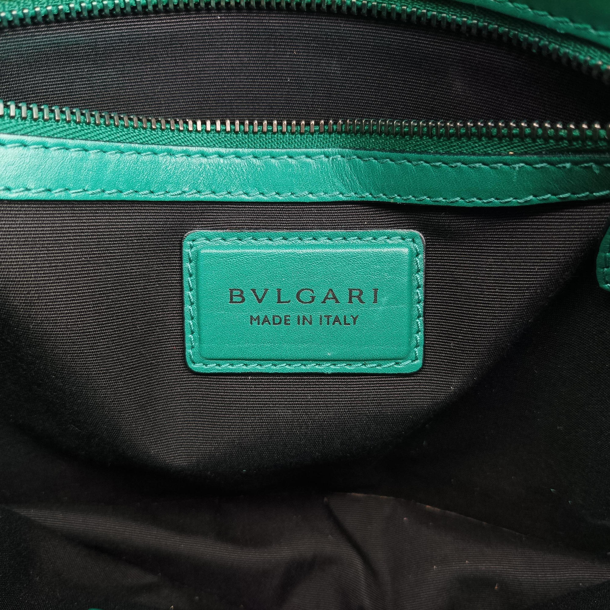 Pre-owned Bvlgari Serpenti Forever Green leather  shoulderbag | stylenewstar