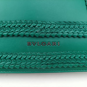 Pre-owned Bvlgari Serpenti Forever Green leather  shoulderbag | stylenewstar