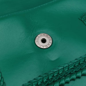 Pre-owned Bvlgari Serpenti Forever Green leather  shoulderbag | stylenewstar