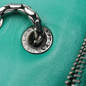 Pre-owned Bvlgari Serpenti Forever Green leather  shoulderbag | stylenewstar
